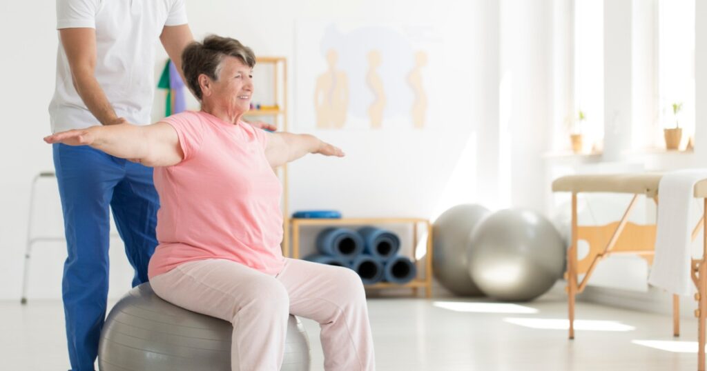 Senior Woman Exercising